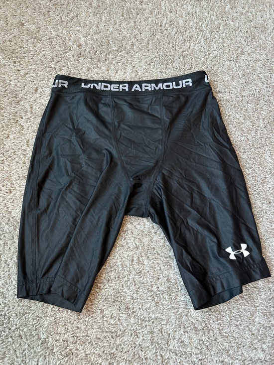 Under Armour Other - Under Armour Black Compression Shorts with White Logo